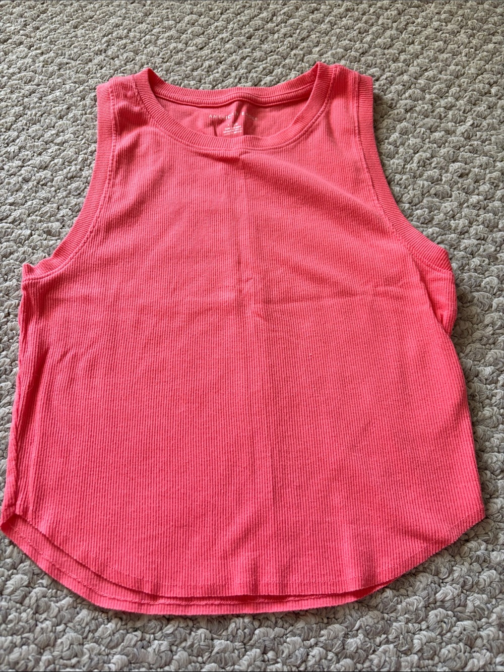 Junior’s Sleeveless Ribbed Tank Top - Pink